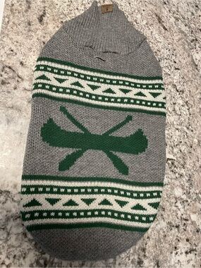 Beaver Canoe Dog Sweater Size XL
